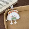 Cute Hamburger Fries Plush Keychain Potato Sausage Charm Kawaii Bag Pendant Gift Cartoon Food Food Plush Toy Keyring for Girls