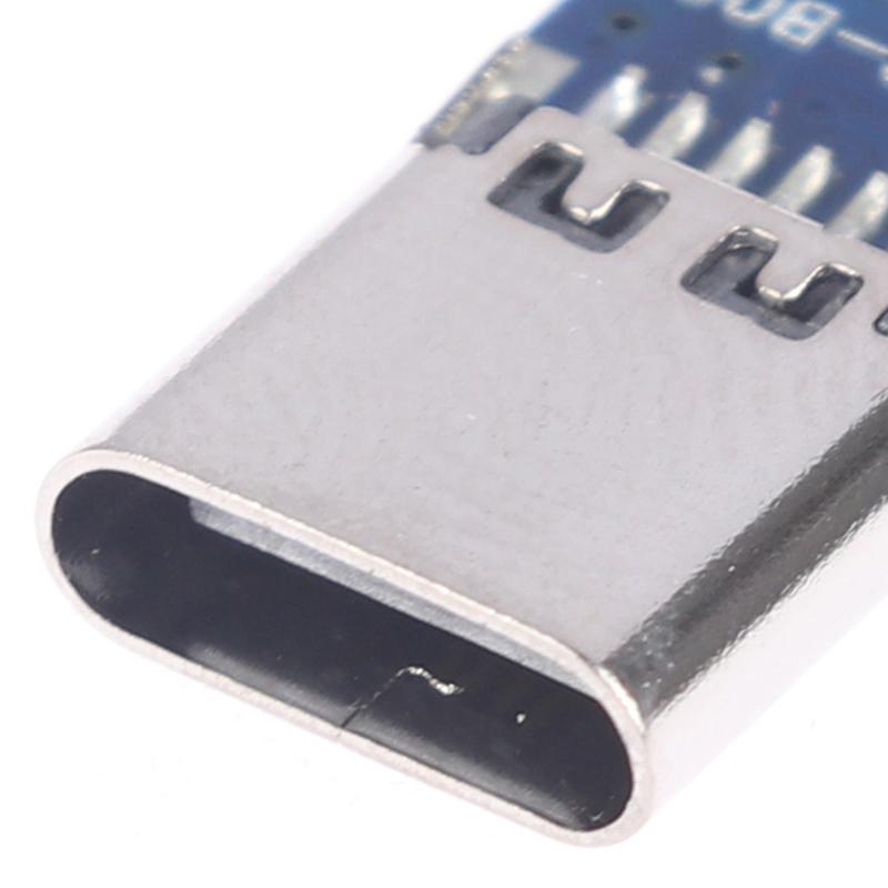 10Pcs Usb 3.1 Type C Connector 14 Pin Female Socket Receptacle Through Holes