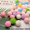 100 Pcs Chrismas Colors Pompom Fur Balls Candy Colors DIY Plush Ball  Christmas Decor