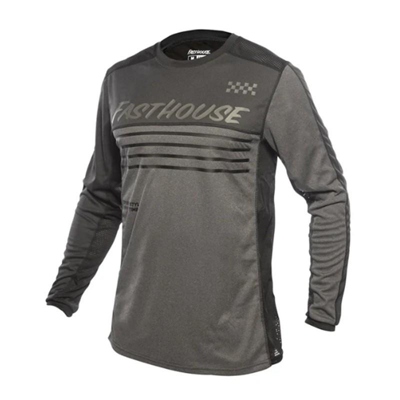 FASTHOUSE Off-Road Motorcycle Cycling Shirt Quick-Dry Long Sleeve MTB Downhill Jersey Breathable Performance Top