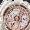 Casio Унисекс Серия парных часов Черные часы GA-700SK-1ADR+GMA-S110SR-7A