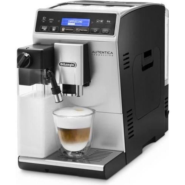 Machine expresso broyeur - De'Longhi - Autentica - ETAM29.660.SB - 4 recettes - Argent