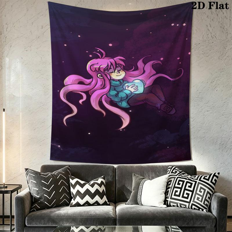 Celeste Peak Wall Hanging Printed Fabric Blanket Decorative Tapestries for Bedroom Living Room Home Decor