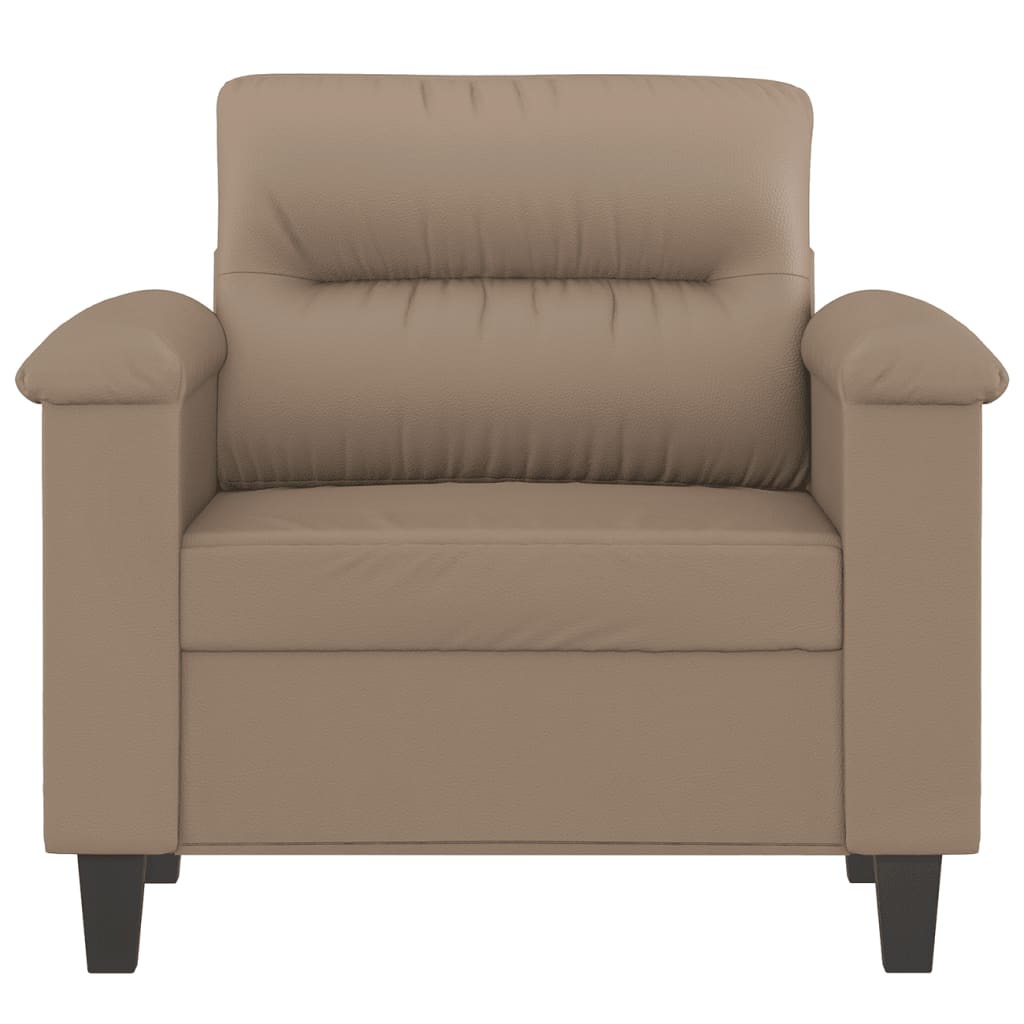 Armchair Cappuccino Brown 60 cm Artificial Leather
