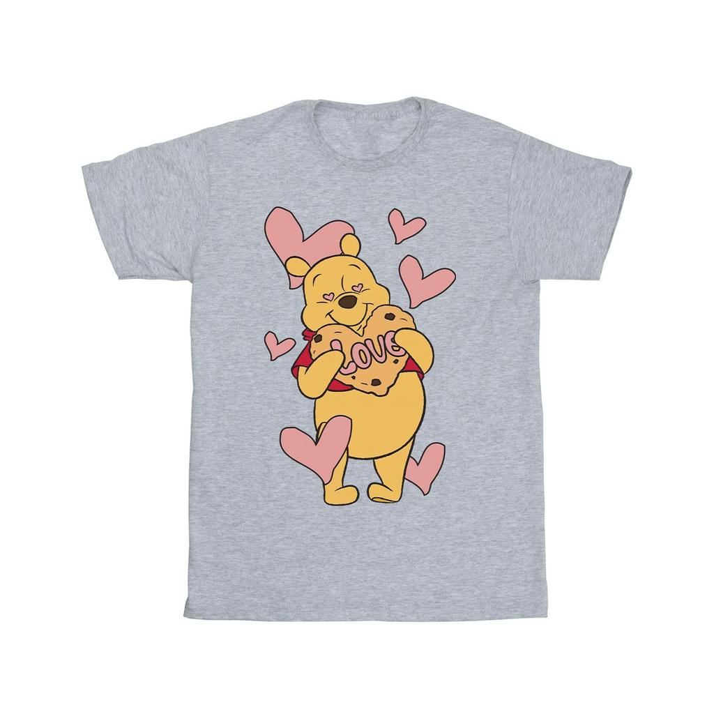 Winnie the Pooh Boys Love Heart Cookie T-Shirt