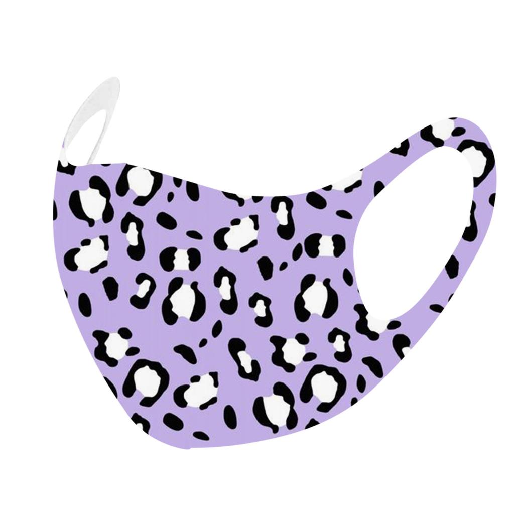 1PC Adult Printed Ice Silk Mask To Against Dusts And Haze Mask