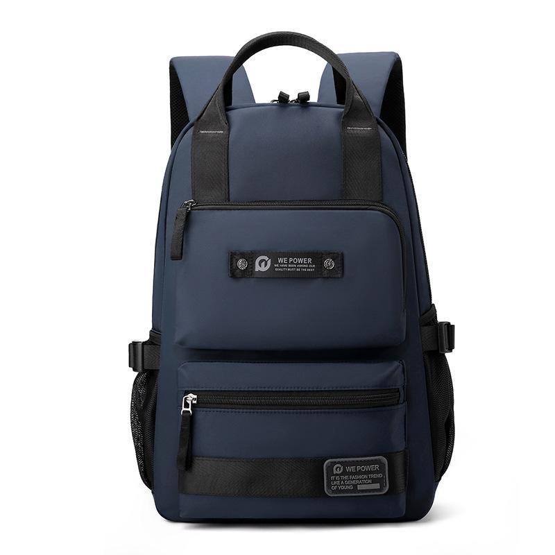 Trendy Versatile New Backpack Waterproof Wear-resistant Nylon Bag with Multi-pocket & Large Capacity for Daily Commute