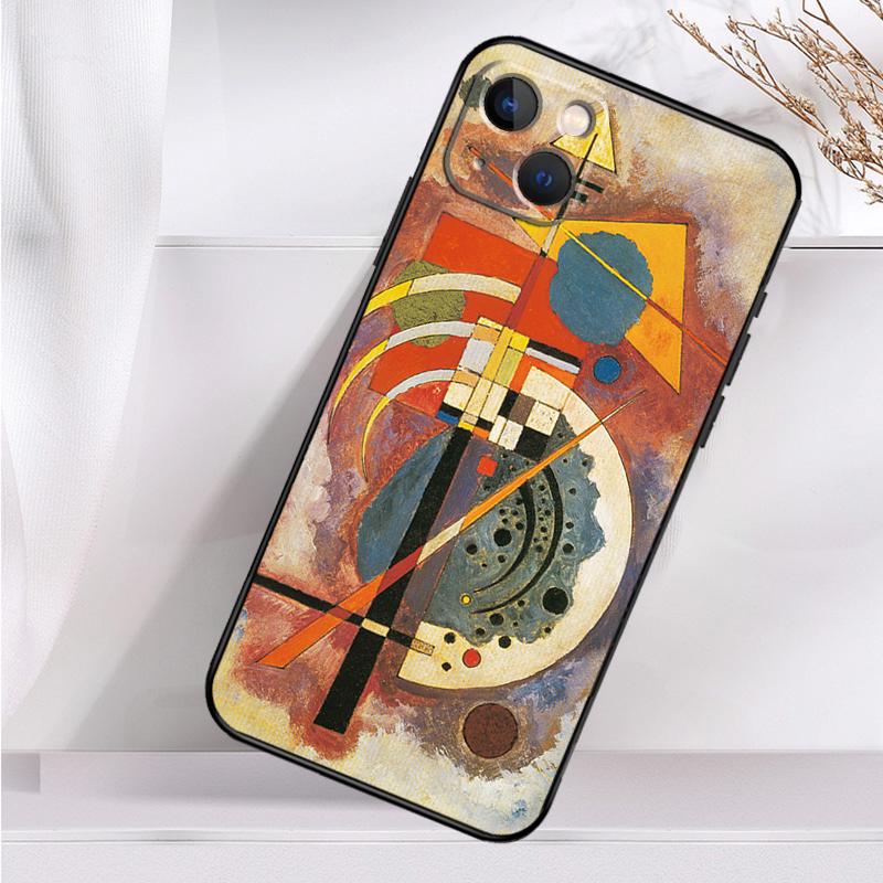 Чехол для телефона Василий Кандинский абстрактный для iPhone 14 13 12 11 16 15 Pro Max Plus Mini 7 8 X XR XS Max мягкий чехол