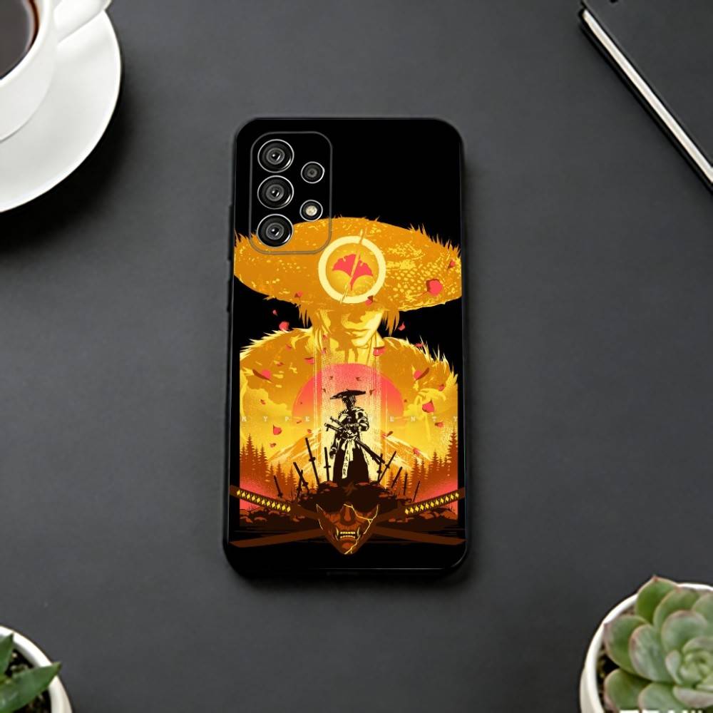 Чехол для телефона Game G-Ghost Of Y-Yotei для Samsung S25, S24, S21, S22, S23, S30, Ultra, S20, Plus, Fe, Мягкий силиконовый черный чехол