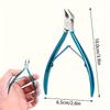 Seniors' Thick Nail Clippers: 1pcs Ingrown Toenail Tool, Straight Blade Stainless Steel