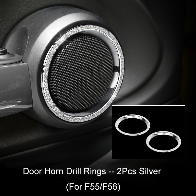 Интерьер автомобиля кольцо с бриллиантами наклейка украшение блестящий декор блестящие аксессуары для девочек для Mini Cooper F54 F55 F56 F60