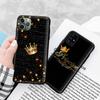 Чехол A-133 для пар в виде короны для Samsung S24 S23 S22 S21 FE Ultra Xiaomi Redmi Note 13 12 11 iPhone 14 15 Pro Max OPPO A12 Reno VIVO A15