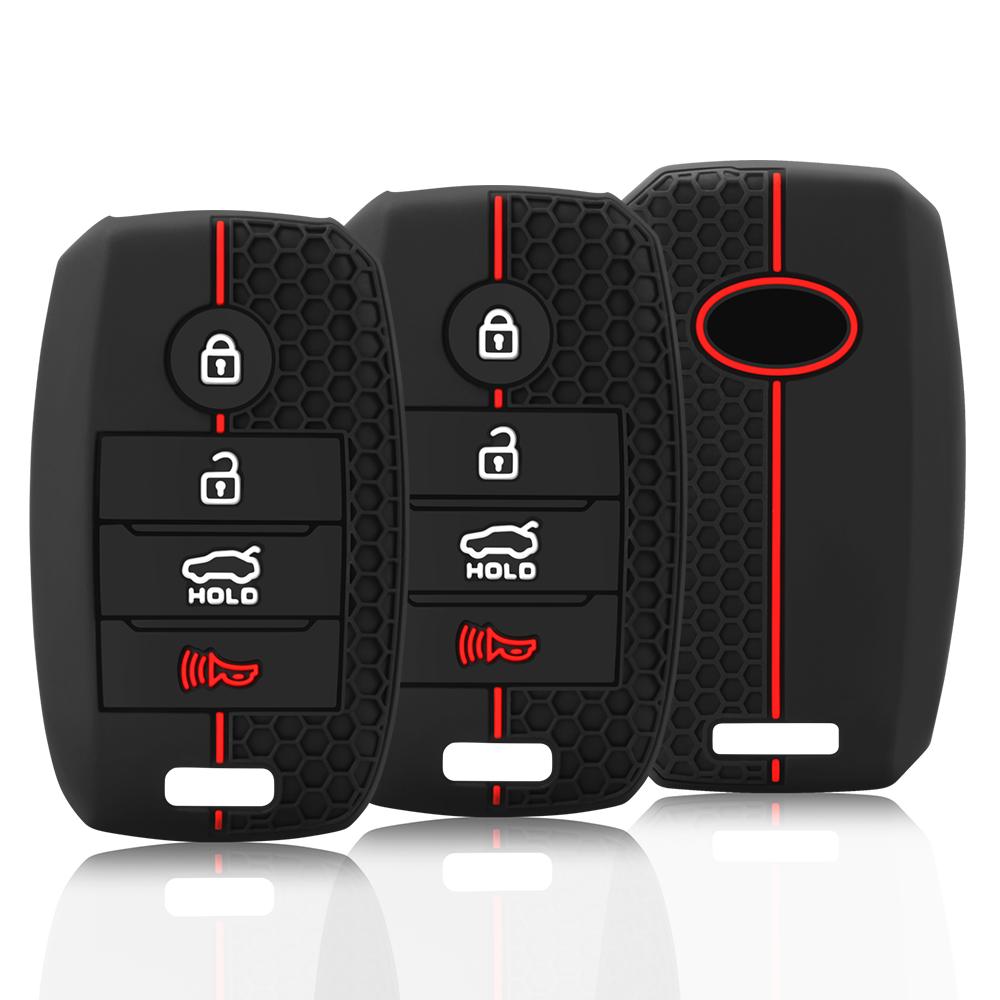 Чехлы для ключей с 3/4 кнопками, брелок для KIA Rio Rio5 Sportage Ceed Cerato K3 KX3 K4 K5 Sorento Optima Picanto