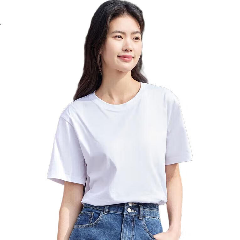 Semir [Антибактериальная из чистого хлопка] Мужская футболка с коротким рукавом, летняя майка, однотонный базовый топ, 109926100101