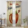 Фрукты Клубника Древесина Ретро Окна Шторы Гостиная Спальня Оконные Украшения Бытовые Кухонные Шторы
