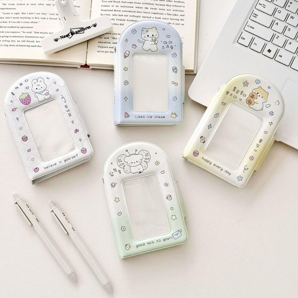 Мультяшный 3-дюймовый Мини Фотоальбом ПВХ Держатель для Фотокарточек Новый Альбом для Хранения и Коллекционирования