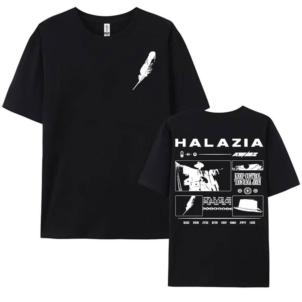 2025 Ateez World Tour Towards The Light Will To Power T Shirt Men Women Korean Fashion High Quality Casual 100 Cotton Tshirts
