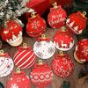 12 шт/24 шт DIY Рождественская елка деревянная подвеска украшение Рождество Новый год