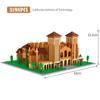 5379 шт., городские мини-мировые знаменитые школьные серии, архитектурная модель, строительные блоки, развивающие кирпичи, игрушки для детей, подарки