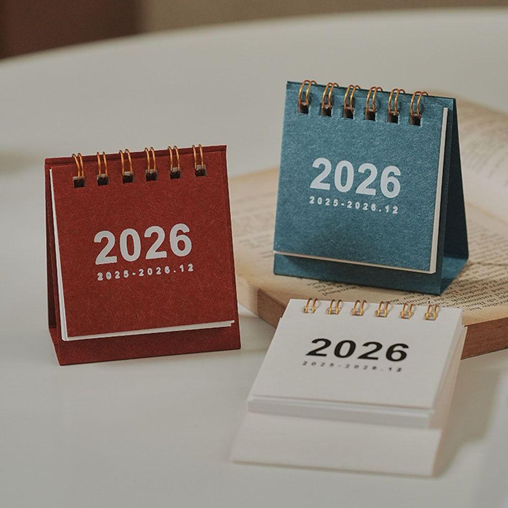 Coil Mini Calendar Desktop Decoration Schedule Planner Simple Daily Planner  Gifts