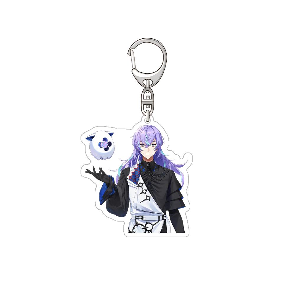 Nijisanji Kitakoji Hisui Seraph Dazzlegarden Yaguruma Rine Togawa Nonoha Inami Rai Официальный акриловый брелок Подвеска для сумки Подарки