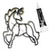 Unicorn Cookie Cutter To Assemble + Black Icing Pen