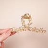 Large Size Hair Styling Clamp Clip Leaf Shape Hair Clip Fancy Hair Claw Clip  Hair Accessories