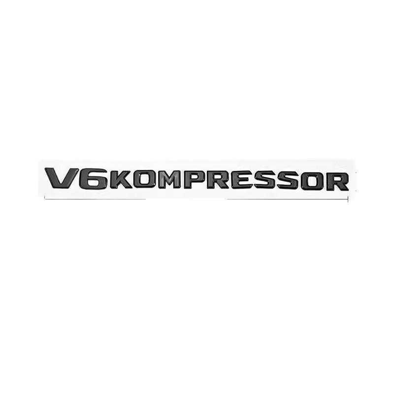 Mercedes V12 V6 V8 Kompressor Turbo Fender Emblem Sticker