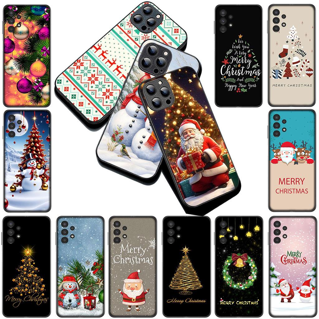 Santa Claus Merry Christmas Tree Deer Phone Cover for Apple iPhone 17 Air 12 13 Pro Max Mini ProMax 7 + 8 Plus Soft Case