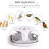 Egg Incubator for Hatching with Automatic Egg Turning Led Egg Test Lamp Clear Lid Easy To Wash 16