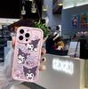 Sanrio TK Наждачная бумага Милый розовый чехол для телефона для Apple 16