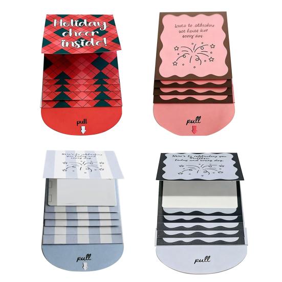 Буклет для подарочных карт «Водопад», ручная работа, креативный праздничный держатель для наличных и ваучеров, для группового дарения