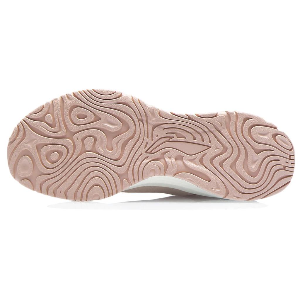 Кроссовки женские Li Ning Yue Ying Essential Reflective Shock Absorbing Low Top, персиково-оранжевые ARHR108-4