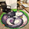 1 шт. Круглый ковер Harmony Cats для офиса, под офисные стулья, в спальню, гостиную, домашний декор, декор комнаты