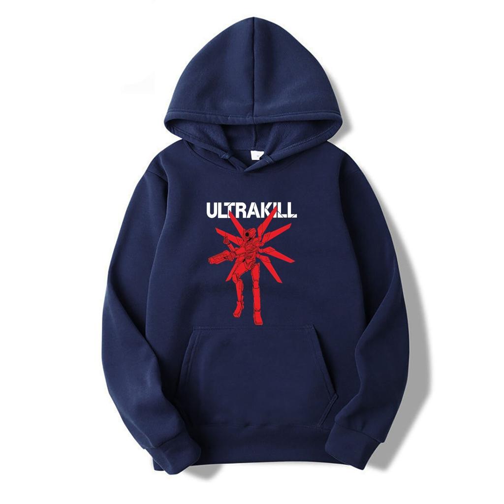 Летние худи Ultrakill Фанаты игры Гик Подарок Графический Для мужчин Хлопок Унисекс Летние Топы EU Размер