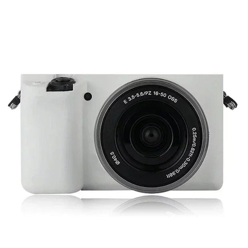 Чехол для Sony Alpha A5100 A5000 A6000 A6100 A6300 A6400, мягкий силиконовый резиновый чехол для камеры, сумка для защиты кожи, защитный корпус