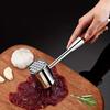 Double-side Meat Hammer Stainless Steel Steak Mallet Kitchen Beef Hitting Tool  Meat Preparation