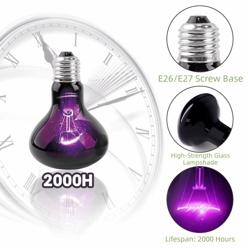 110/220V Daylight Heat Bulb 25/50/75/100W Basking Light Pet Daylight Lamp Lizard Habitat