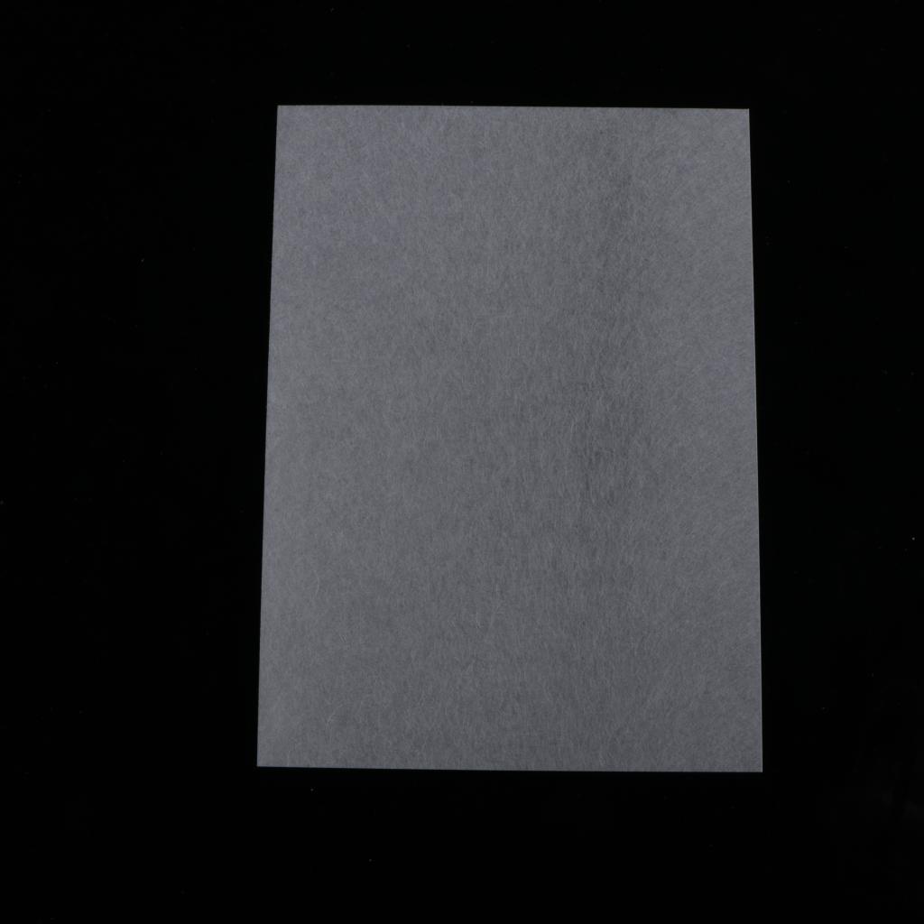 10 Half Transparent Shrink Film Sheets Shrinkable Paper Craft Fine Polish