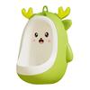 Boys Potty Training Urinal Cartoon Animal Shape Wall-Mounted Pee Trainer with Rotating Windmill Target Children Urinal
