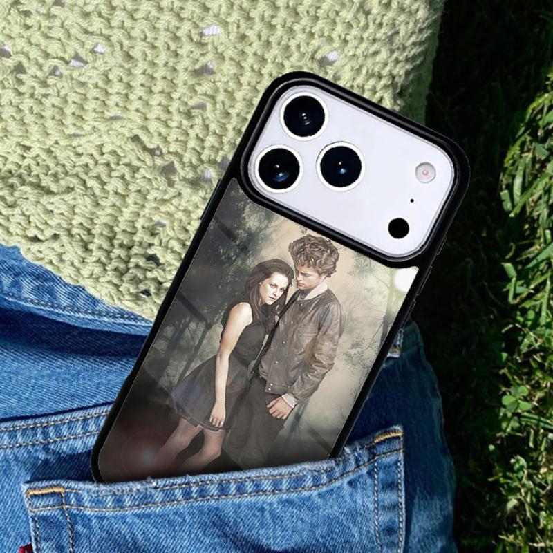 Чехол для телефона TV Сумерки Белла Эдвард Для iPhone 17 AIR 16 Pro Max 15 14 Pro 11 12 13 Ударопрочный Силиконовый Чехол