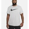 Nike Тренировочная футболка Dri-Fit Swoosh, мужская, серая CZ9724-063