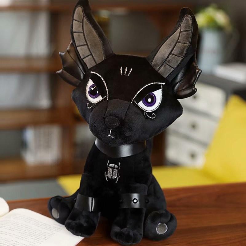 Plush Stufffed Dark Toy Black Elephant Hydra Figure Three Eyed Dolls Rabbit