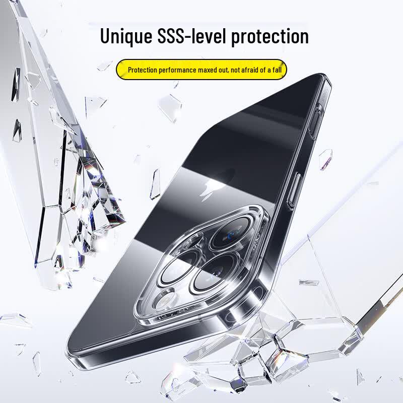 Baseus Ultra-Slim Tempered Glass Clear Case for iPhone 16