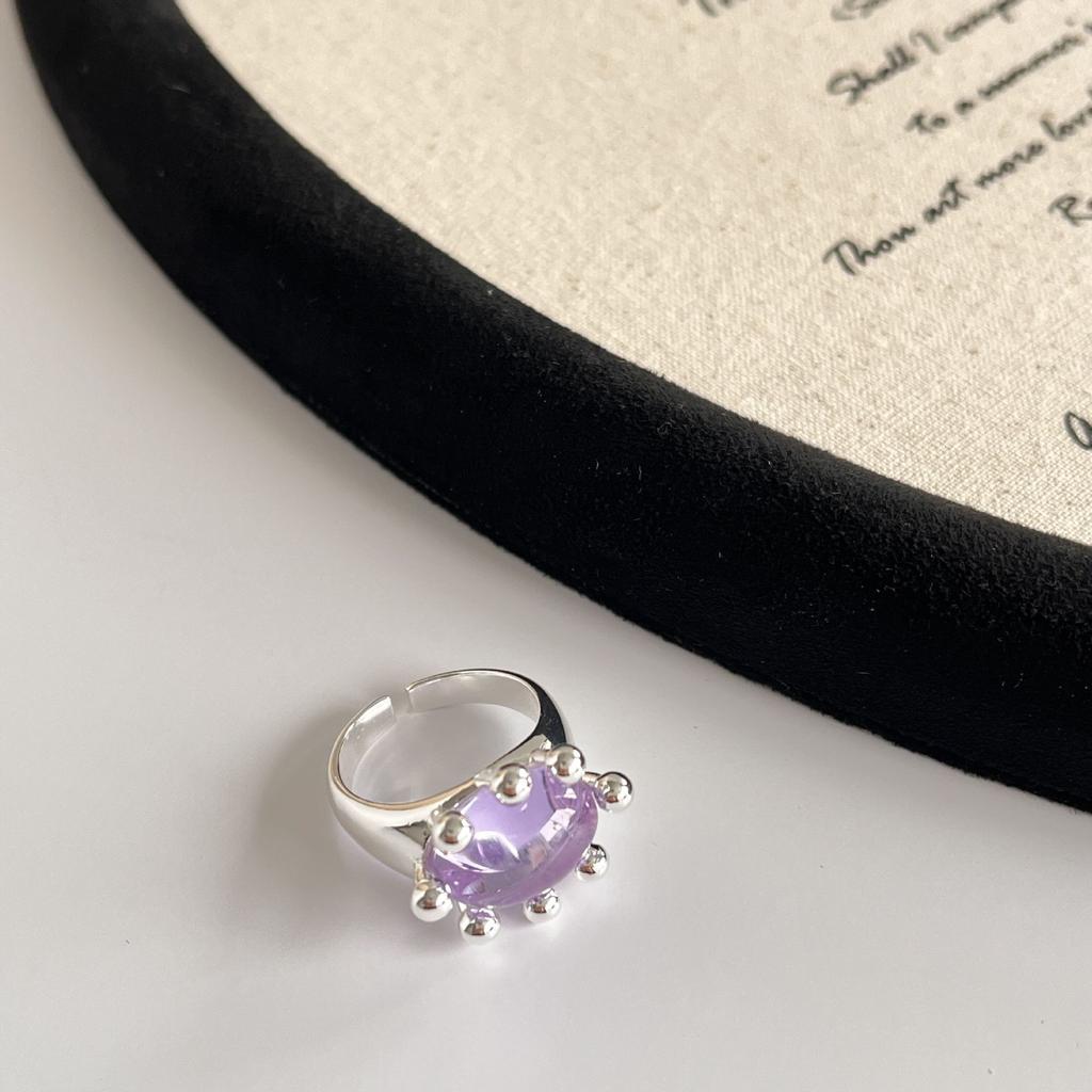 Кольцо в форме краба ins wind женское, цветное, с глазурью, нишевое, простое, открывающееся, регулируемое, персонализированное, на указательный палец