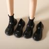 Fashion 2024 New Women's Shoes Fashion Retro Versatile Round Toe Increase Black Thick Sole Mary Jane Shoes for Women Zapatos De Mujer