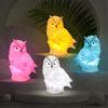 Night Lights DC5V LED Owl Night Lamp Desk Table Lamps Animal Cute Creative Bedside Lamp Ornaments Lighting Friend Gift