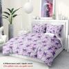 3Pcs Spring Scenery Bird Pattern Printed Duvet Cover Set, Queen, King, Double Bed, For Women And Adults Bedroom, Hotel
