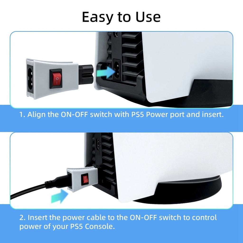 Кнопка переключения адаптера Отключение питания ВКЛ Выкл для консоли PS5/4/3/Xbox Series X