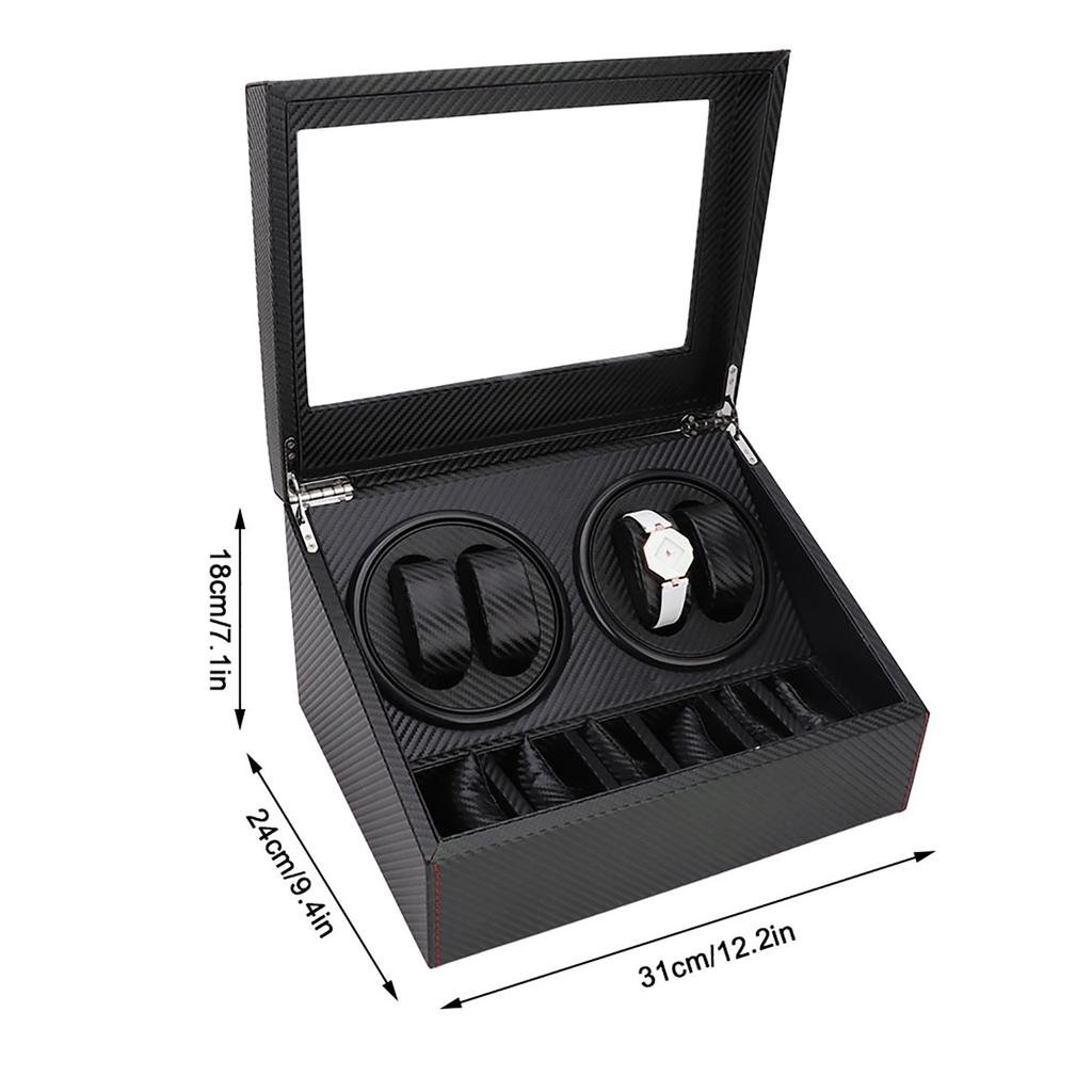 Двойная головка 4+6 Автоматическая коробка для подзавода часов для наручных часов Механические часы